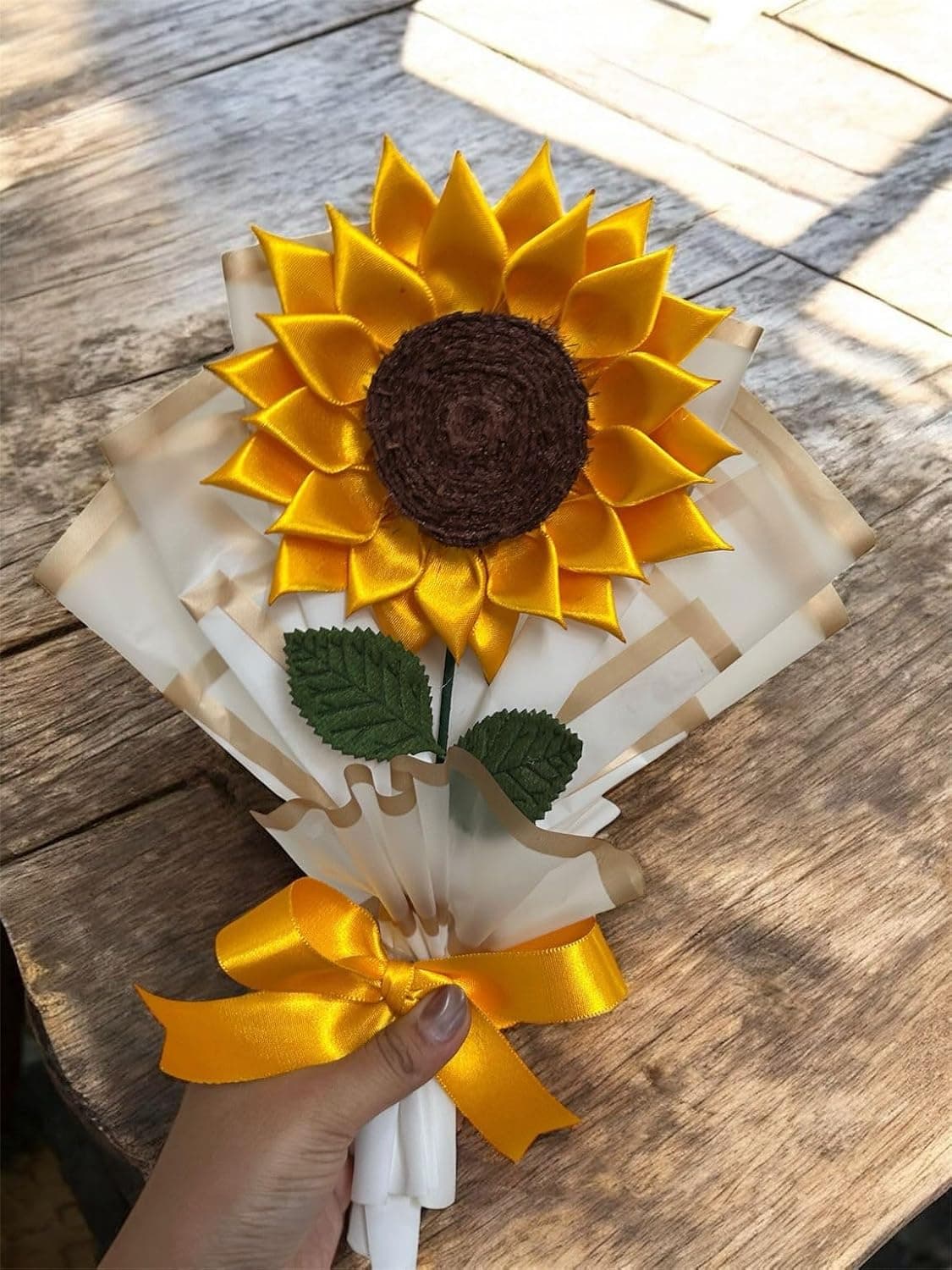 Ribbon Sunflower Bouquet