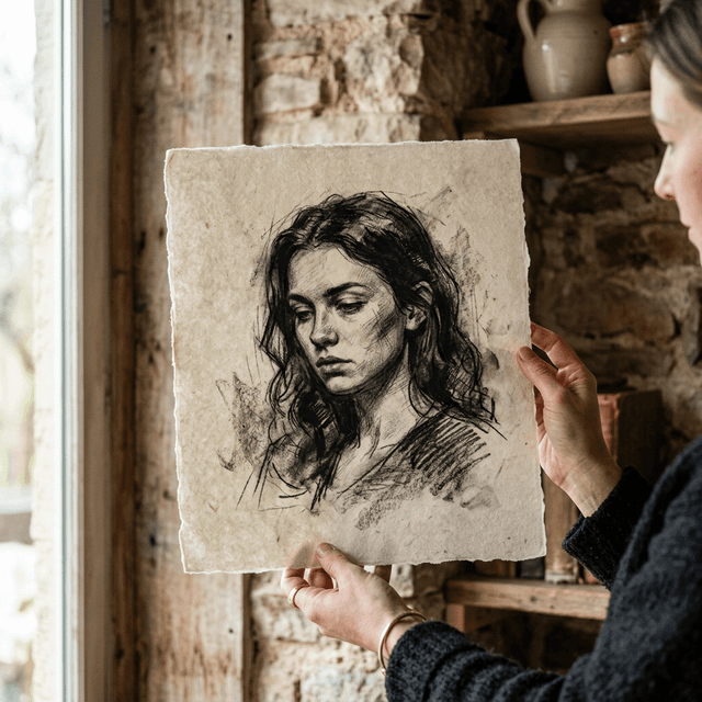 Charcoal Soul Portrait